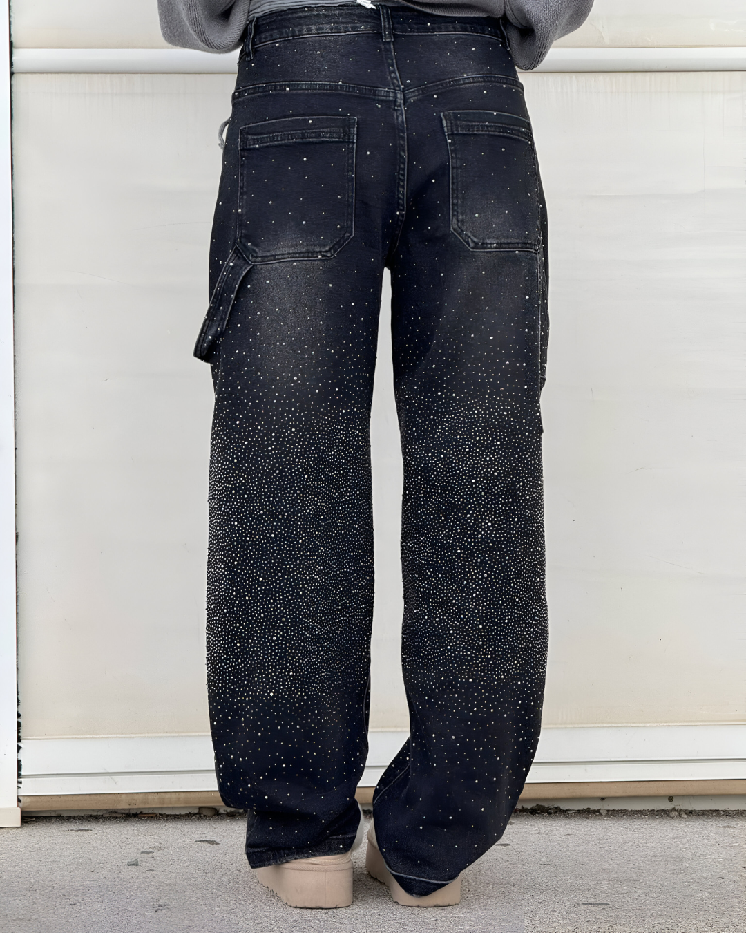 Denim Jeans met Sterrenstof