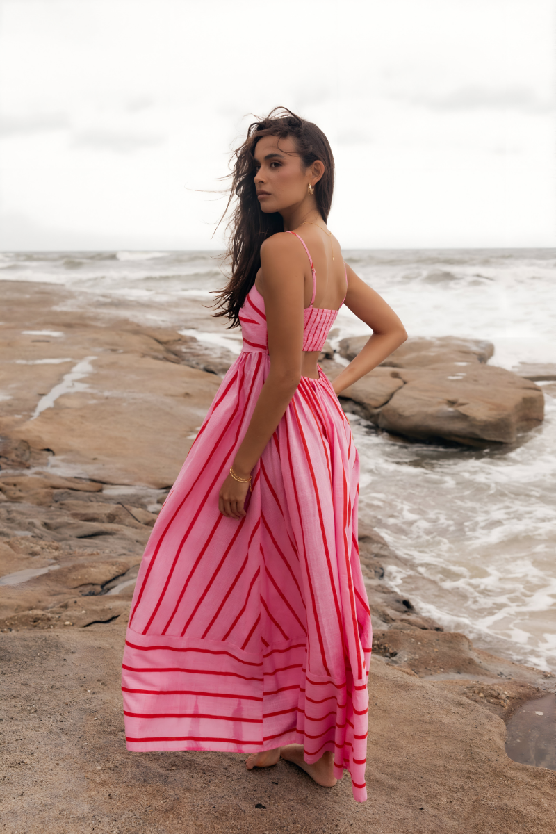 CLAIRELIA Luxe Maxi Jurk β Elegantie in elke stap