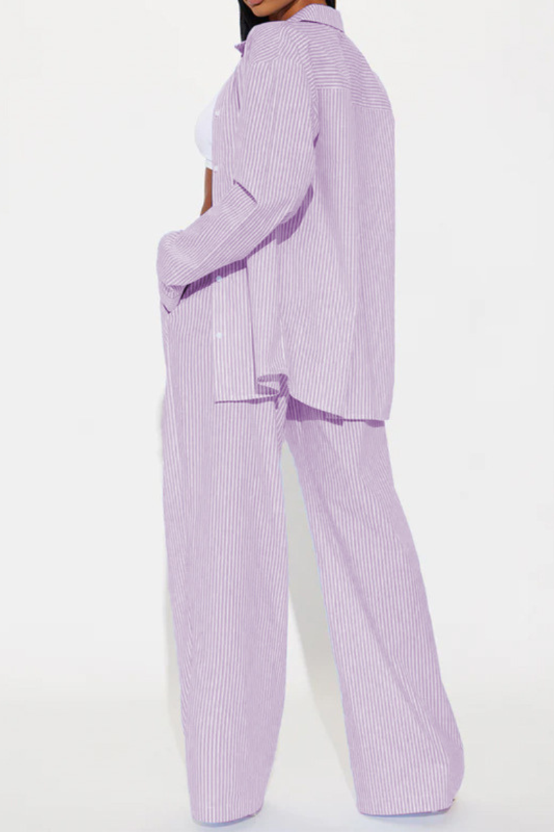 Tessa™ | Gestreiftes, bequemes zweiteiliges Set