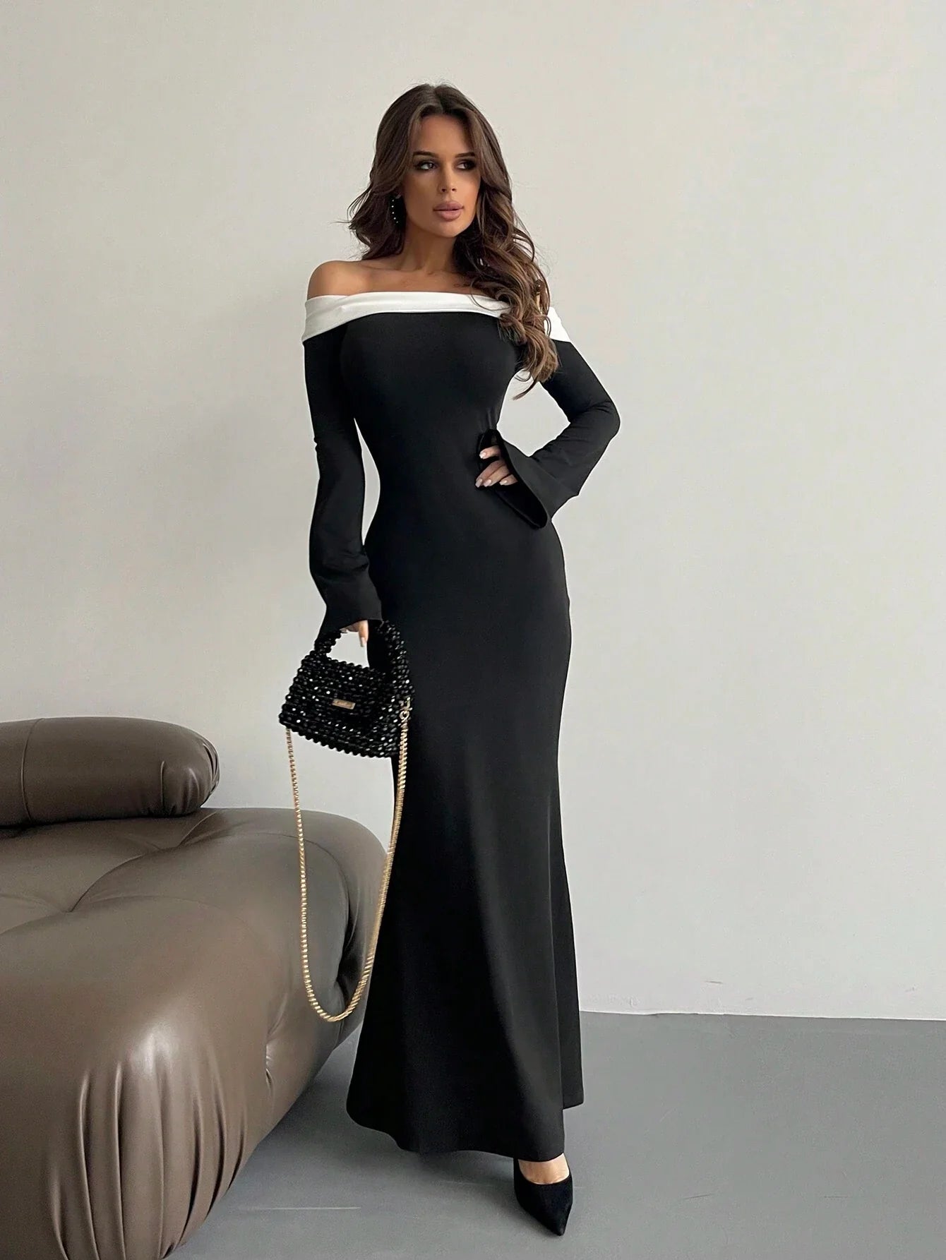 VEONA | Elegante Off-Shoulder Jurk