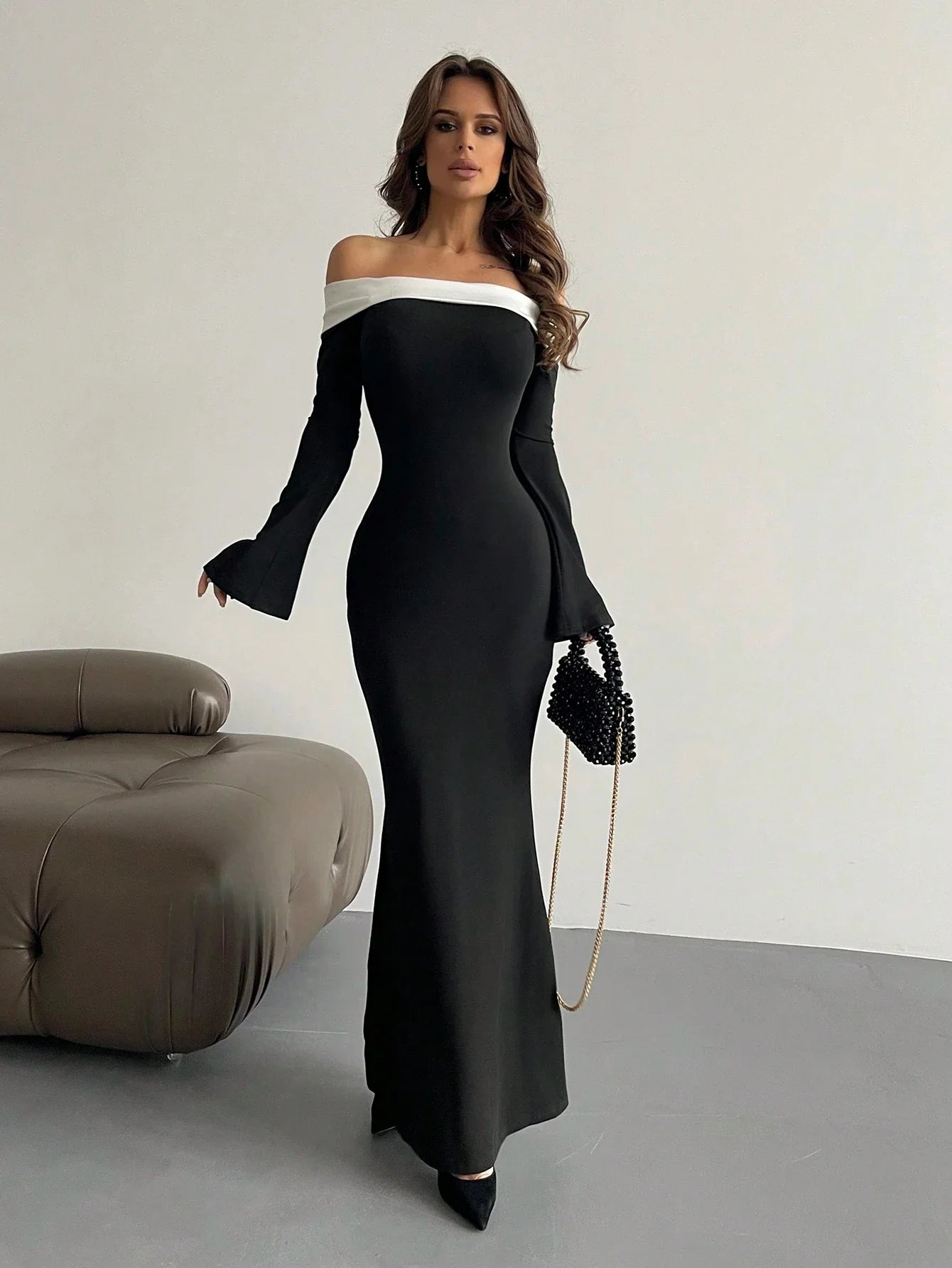 VEONA | Elegante Off-Shoulder Jurk