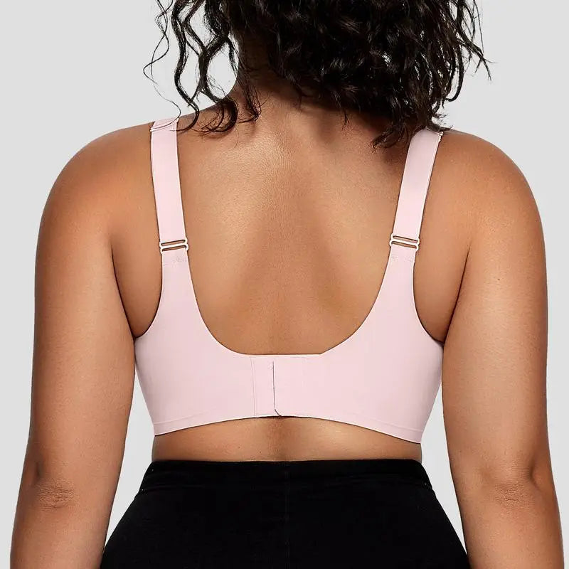 Damen Wireless BHs V Mesh Bequem Bralette Stützend