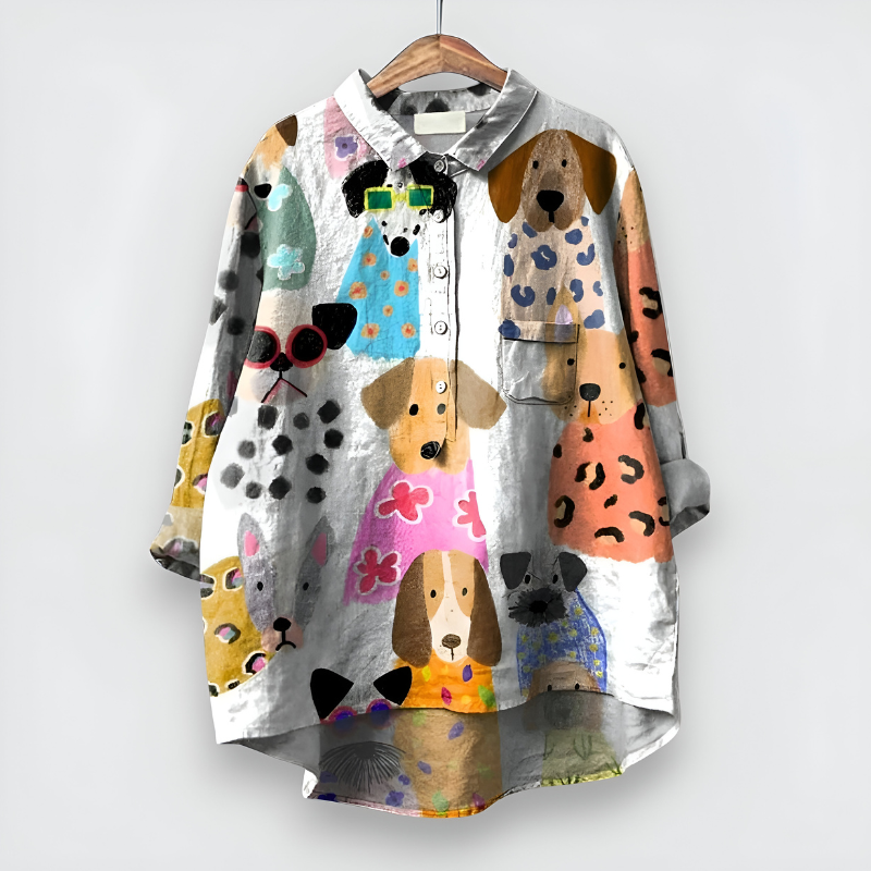 Stijlvol Bedrukt Blouse