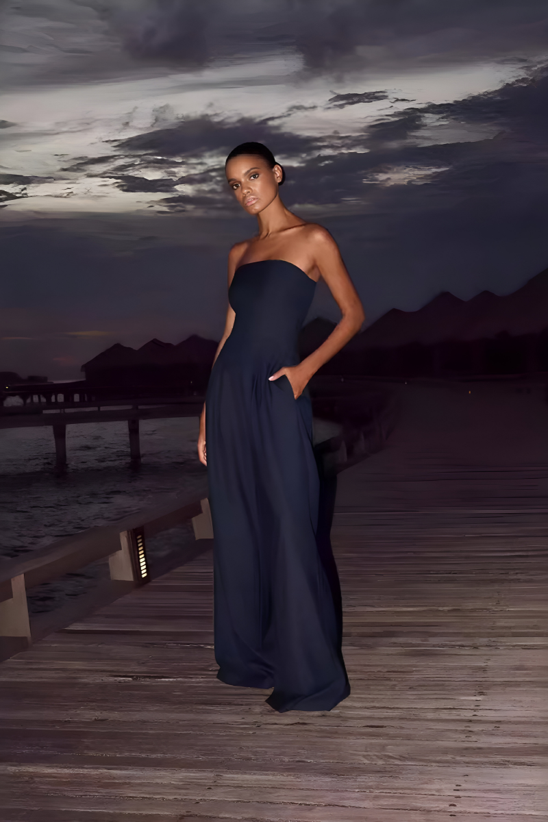 CLAIRELIA Elegante Strapless Jumpsuit β Luxe & Vrouwelijke Charme