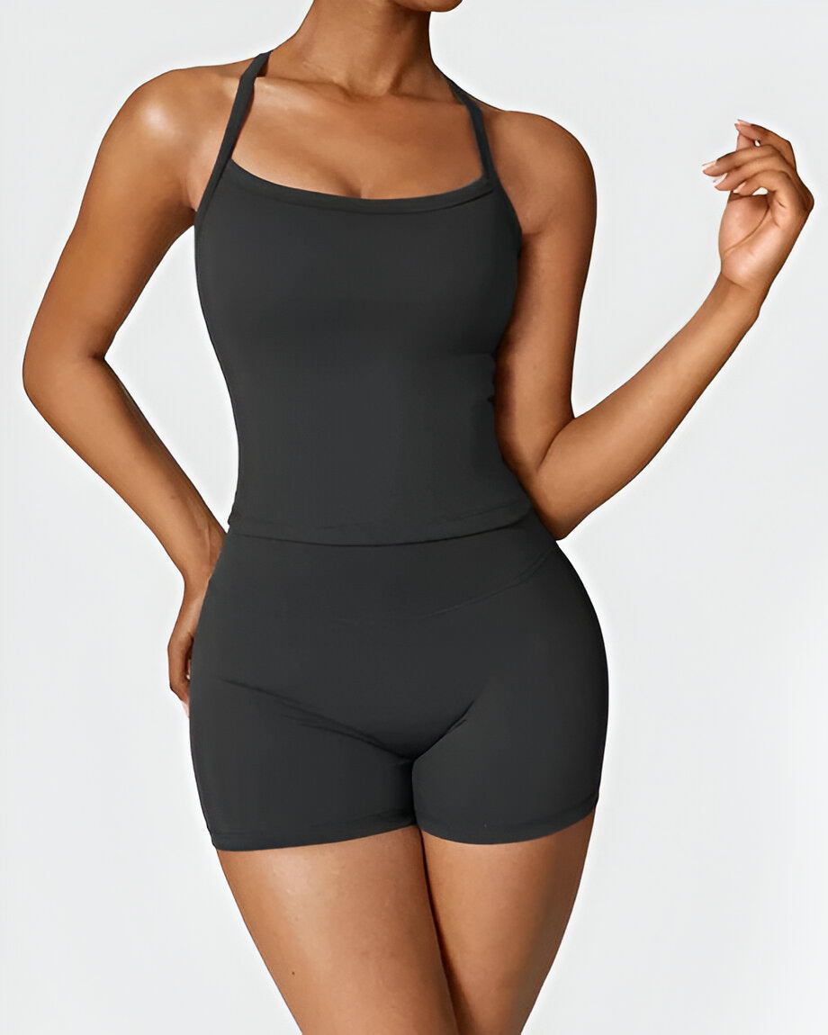 ELIN | Naadloze Pasvorm Shorts & Tank Set – Comfort en Stijl in Één Set