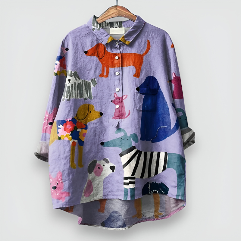 Stijlvol Bedrukt Blouse