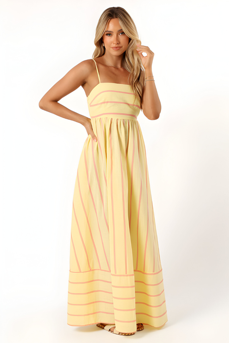 CLAIRELIA Luxe Maxi Jurk β Elegantie in elke stap