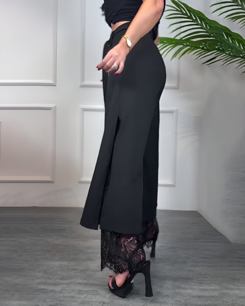 SÔL STUDIO | Elegante Geborduurde Broek