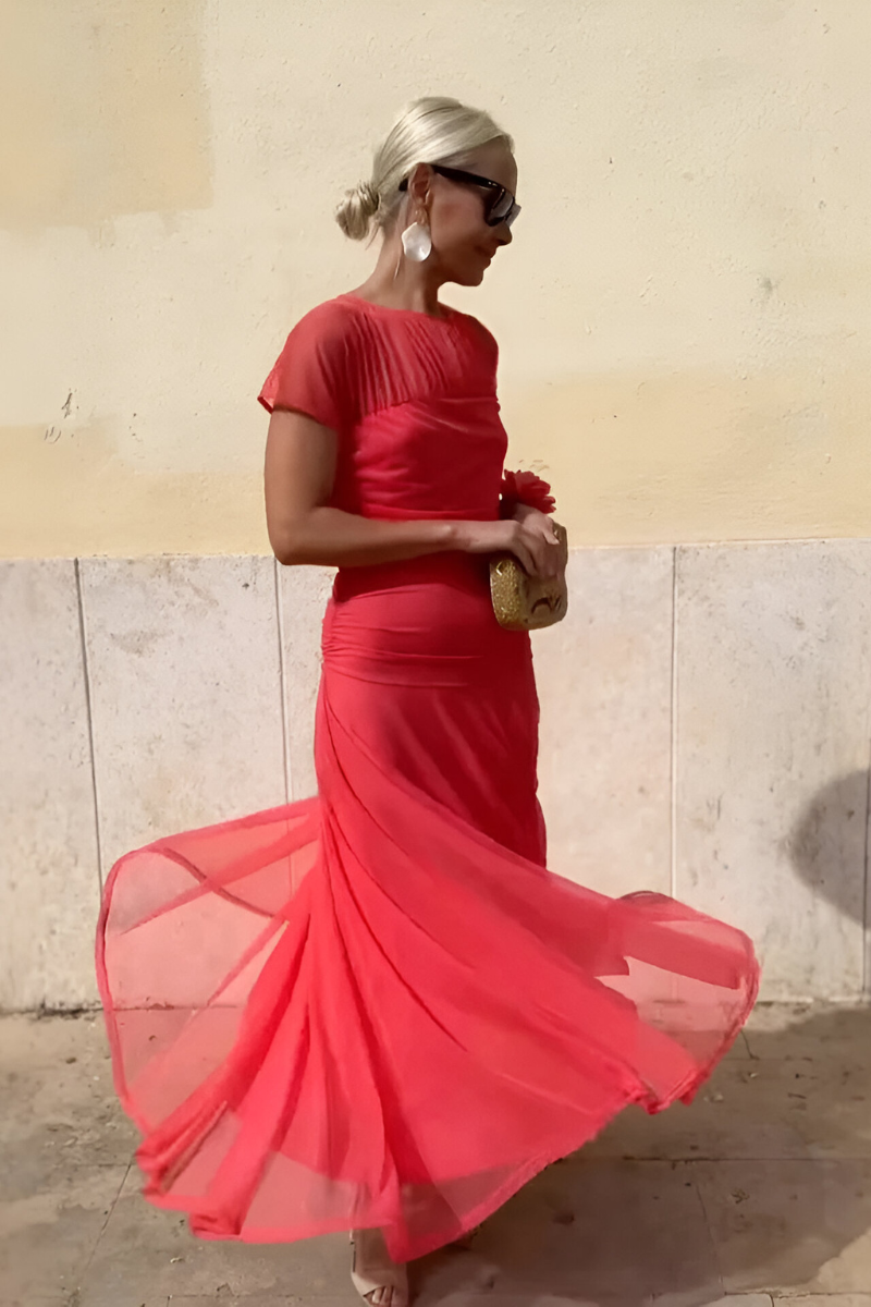 CLAIRELIA Elegante & Verfijnde Maxi Jurk β Romantisch & Veelzijdig