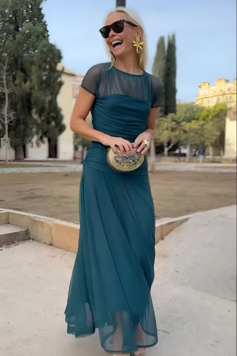 CLAIRELIA Elegante & Verfijnde Maxi Jurk β Romantisch & Veelzijdig