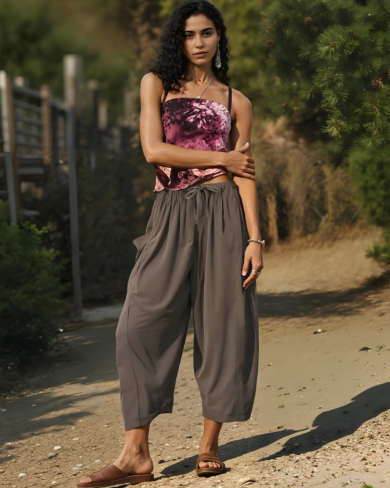 VIVEA LINEN PANTS – Luchtige Broek