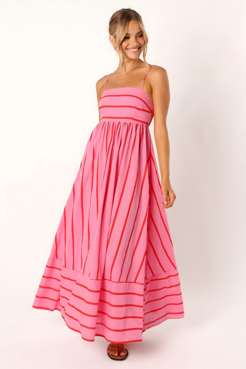 CLAIRELIA Luxe Maxi Jurk β Elegantie in elke stap
