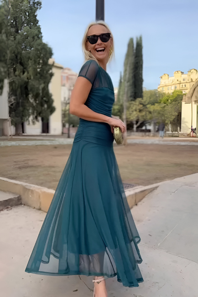CLAIRELIA Elegante & Verfijnde Maxi Jurk β Romantisch & Veelzijdig