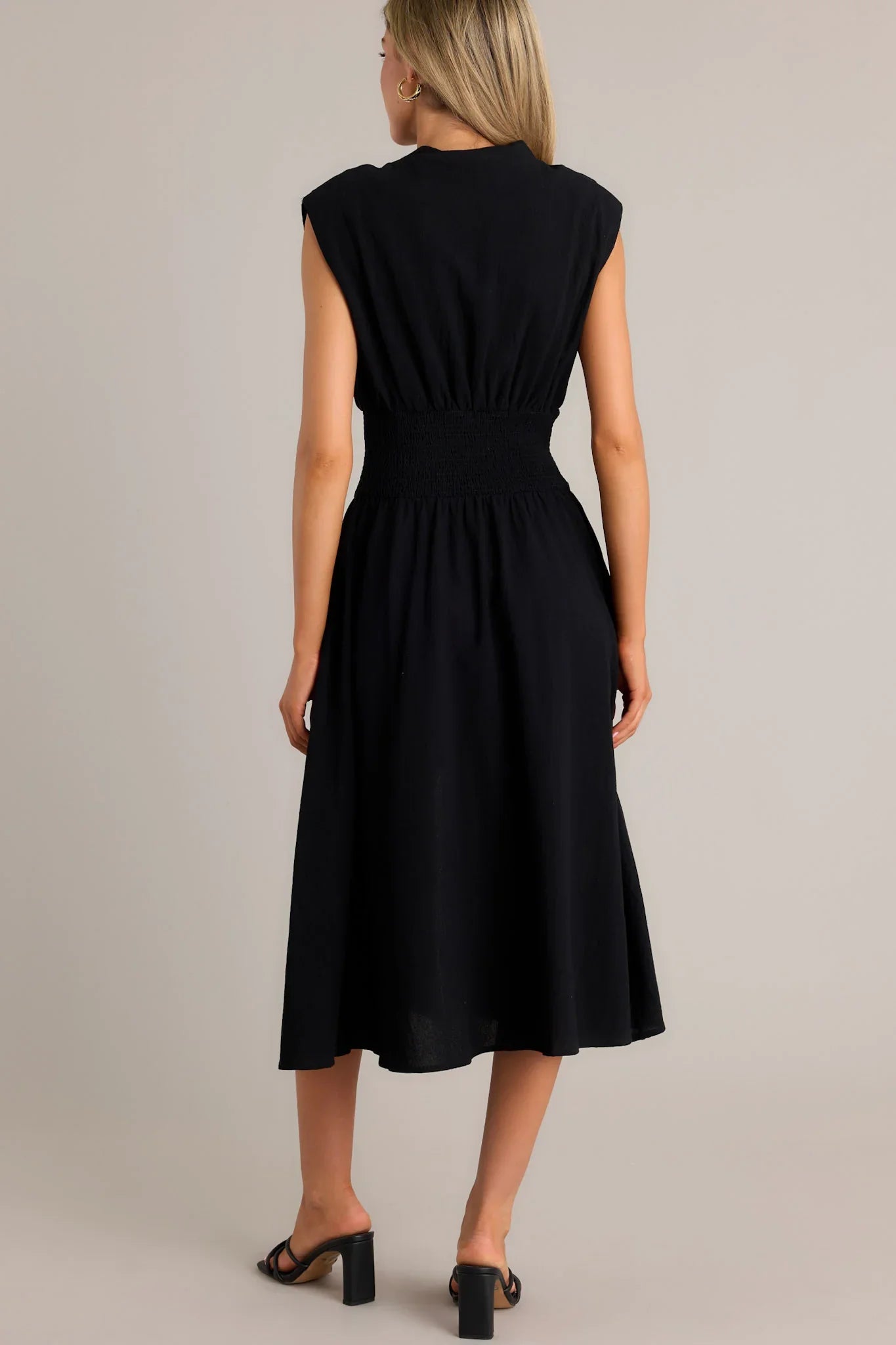 ELLARIA ZIP SLIT – Elegante Midi-jurk