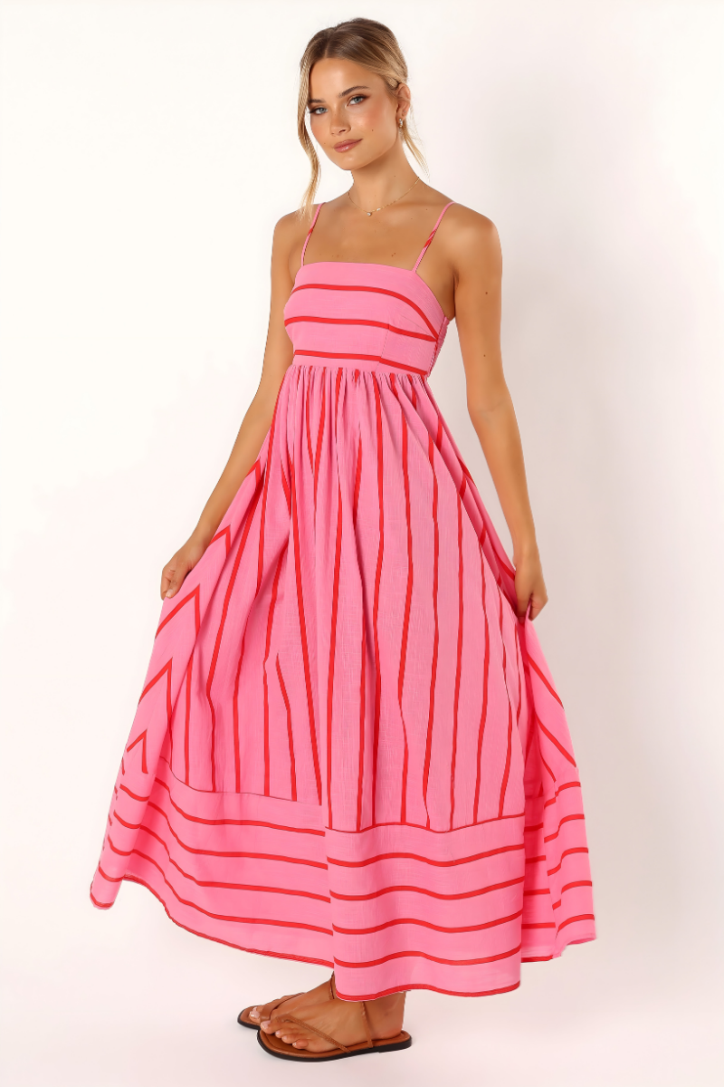 CLAIRELIA Luxe Maxi Jurk β Elegantie in elke stap