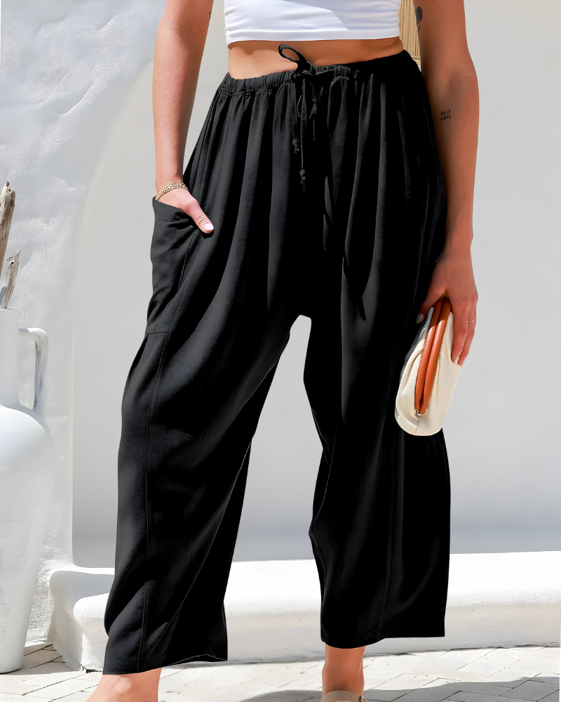VIVEA LINEN PANTS – Luchtige Broek