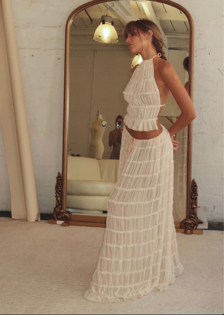 Flora™ | Eleganter langer Rock und Top