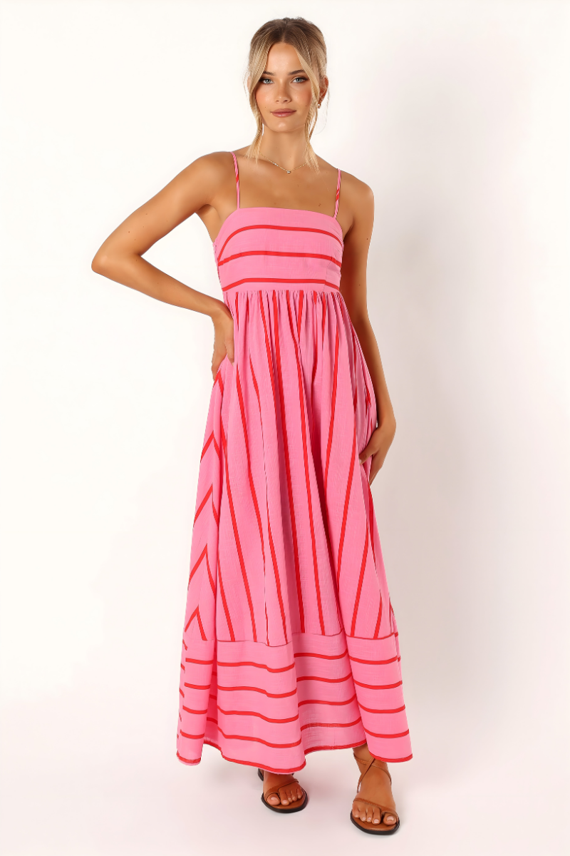CLAIRELIA Luxe Maxi Jurk β Elegantie in elke stap