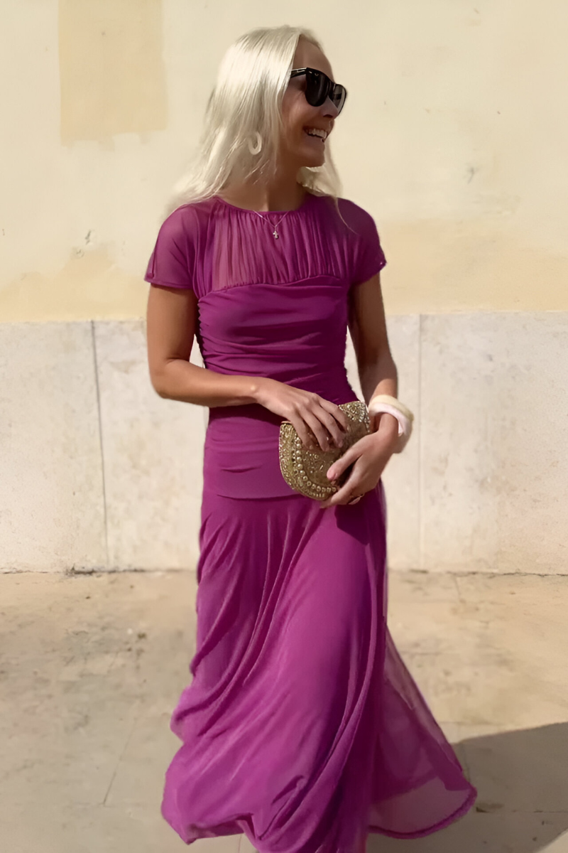 CLAIRELIA Elegante & Verfijnde Maxi Jurk β Romantisch & Veelzijdig