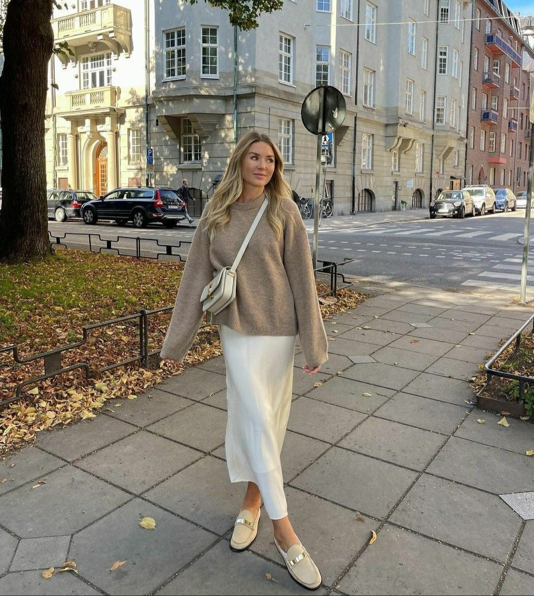 Satin Maxi Skirt