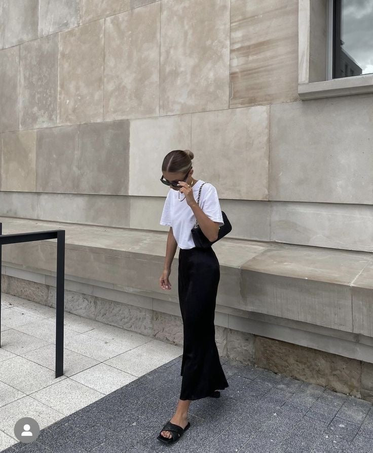 Satin Maxi Skirt