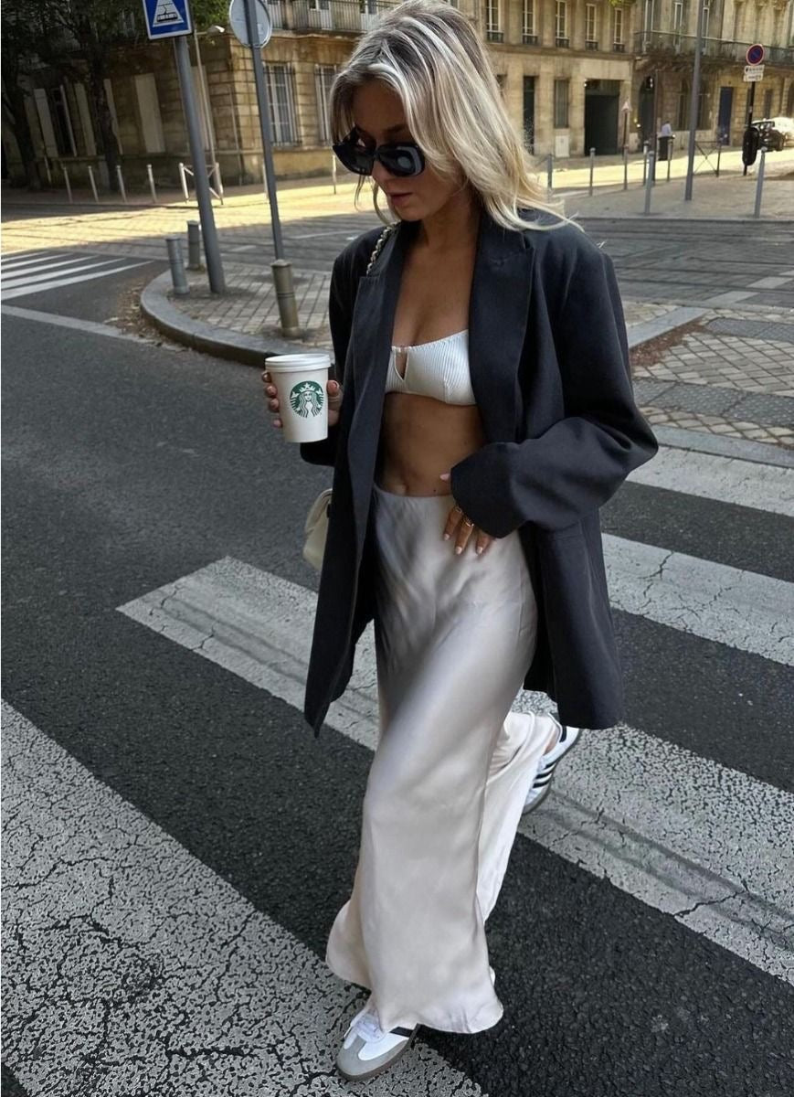 Satin Maxi Skirt