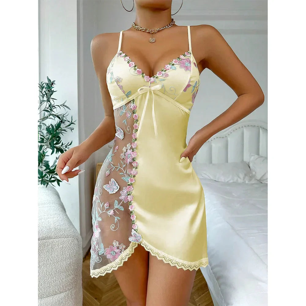 Lia™ | Nachthemd mit raffiniertem Blumenmuster