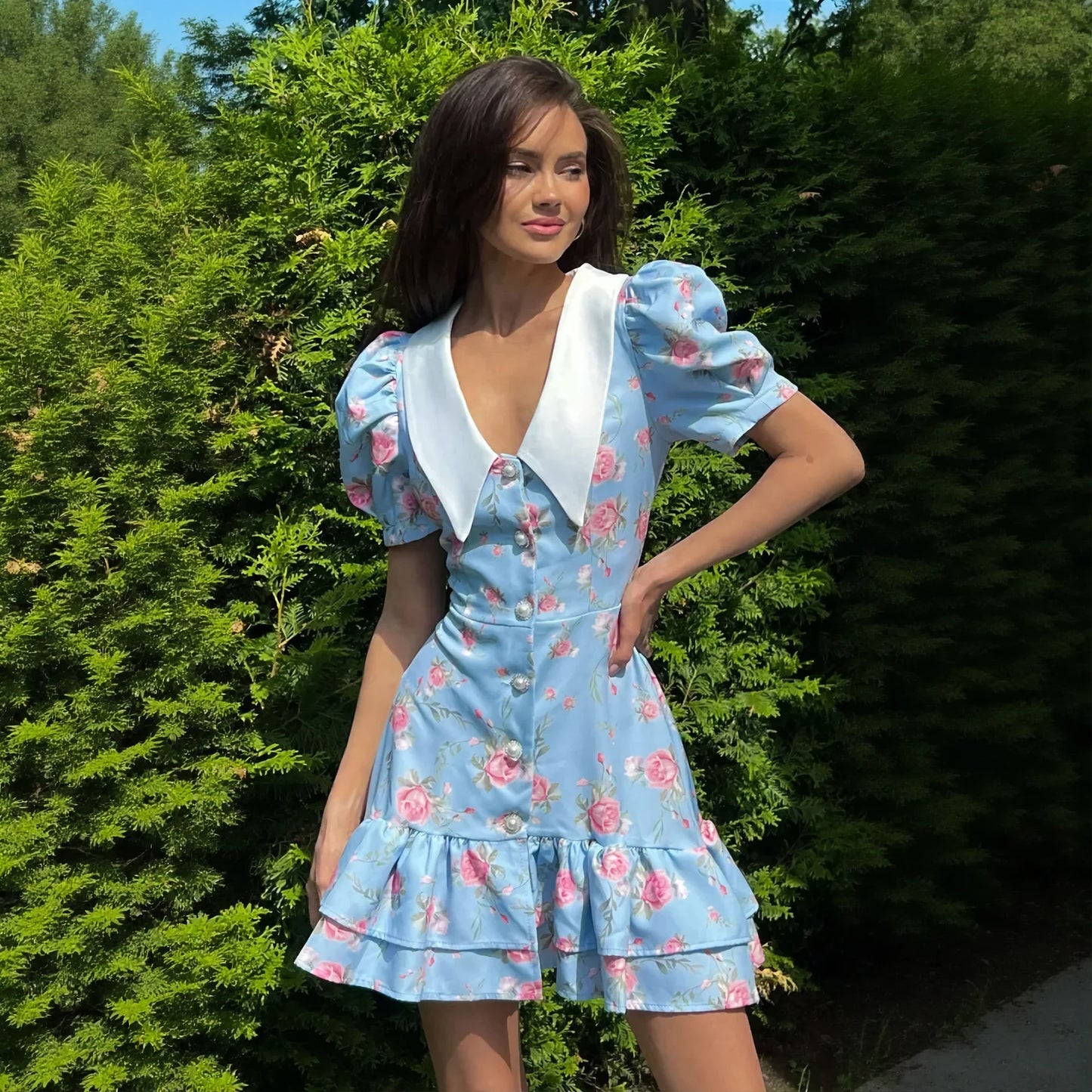 Fleur D'Amour Mini Jurk