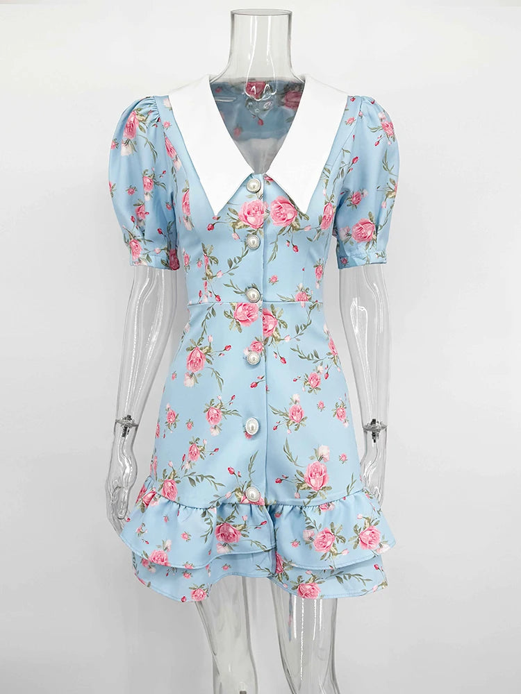 Fleur D'Amour Mini Jurk
