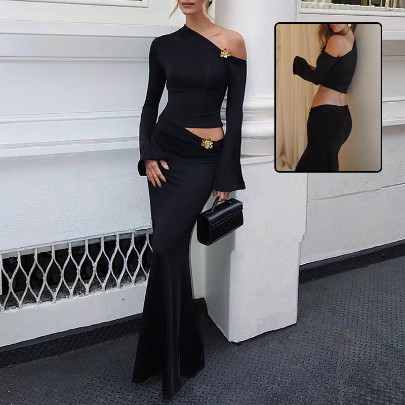 ARIELLE | Elegante Set met Top en Maxi Rok