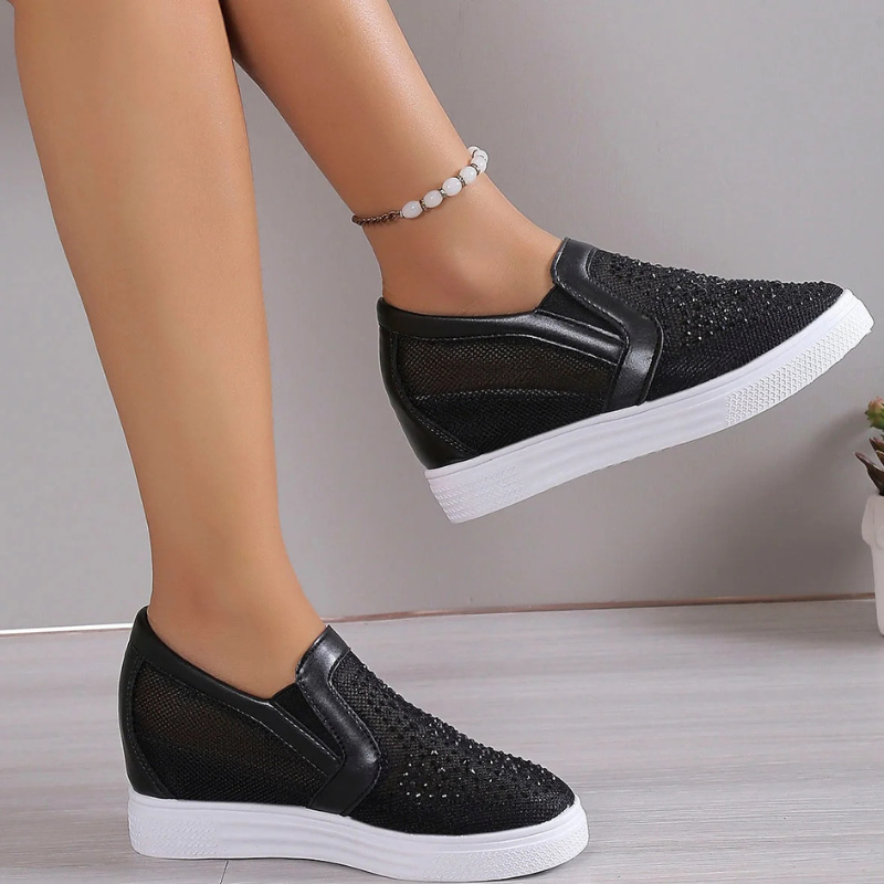 MAURICE | Modieuze Kristallen Sneakers voor Dames
