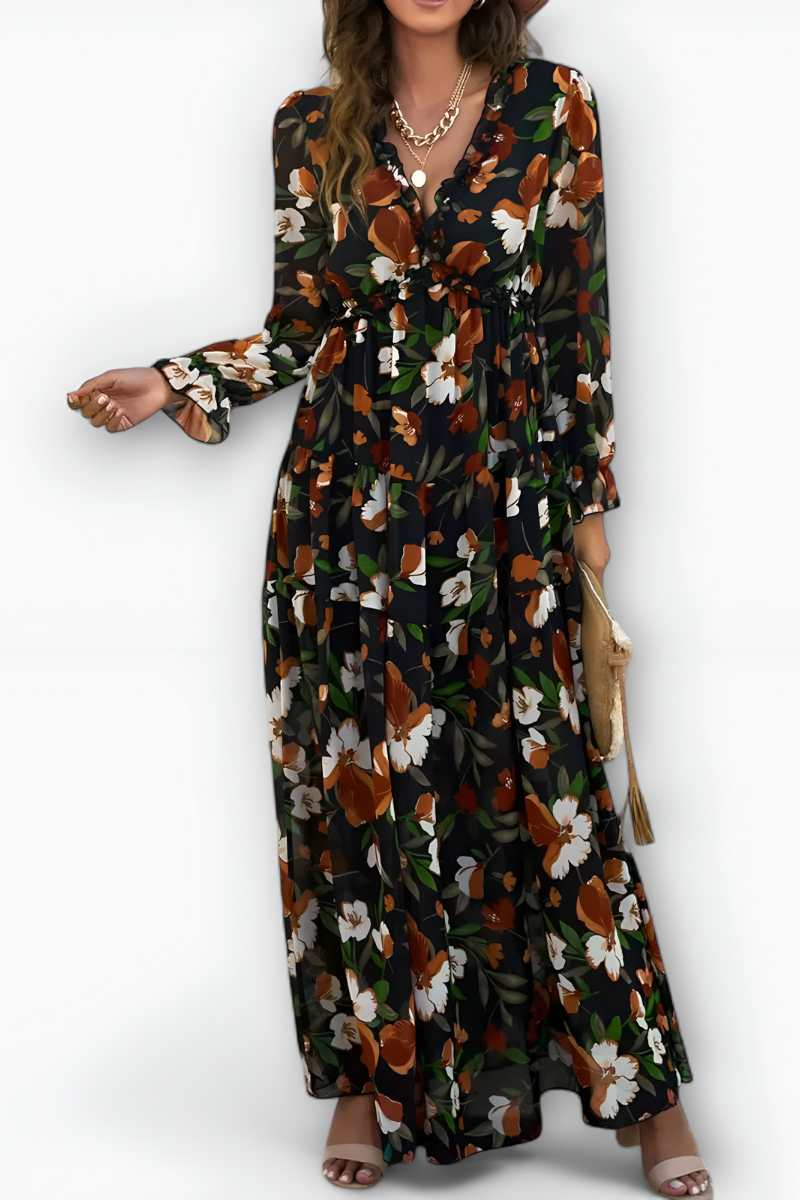 Marleen™ | Stilvolles Blumenkleid