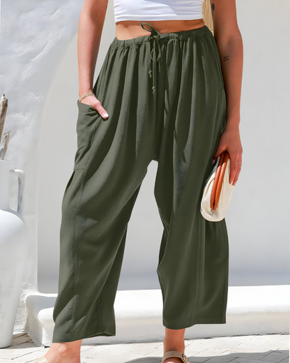 VIVEA LINEN PANTS – Luchtige Broek