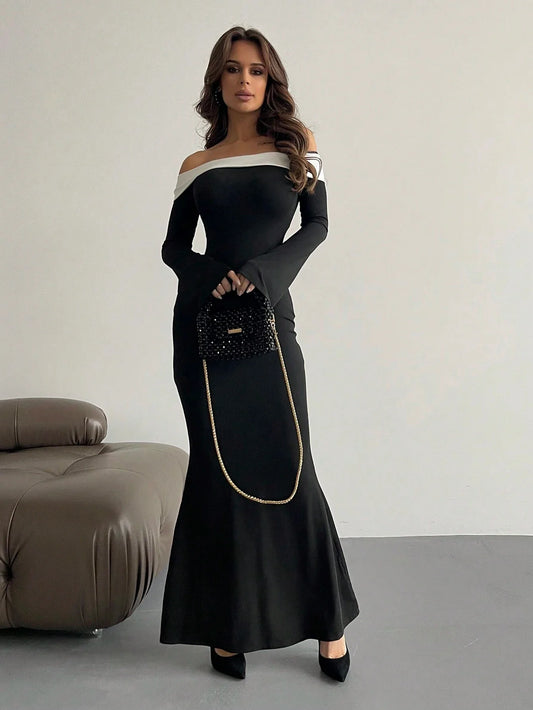 VEONA | Elegante Off-Shoulder Jurk