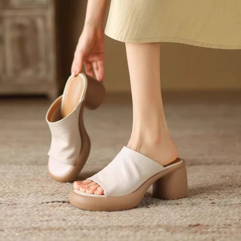 MAURICE | Orthopedische Comfortabele Slippers Met Hak