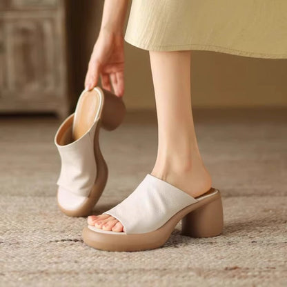 MAURICE | Orthopedische Comfortabele Slippers Met Hak