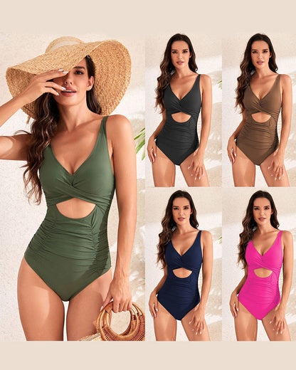 Eileen™ | ELEGANTE CUT-OUT BADPAK V-HALS