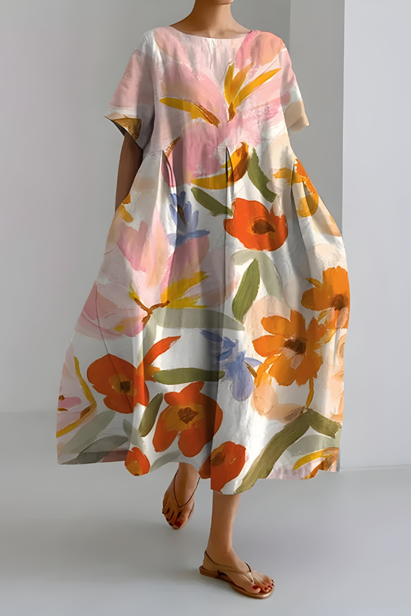 CLAIRELIA | Stijlvolle Bloemenjurk