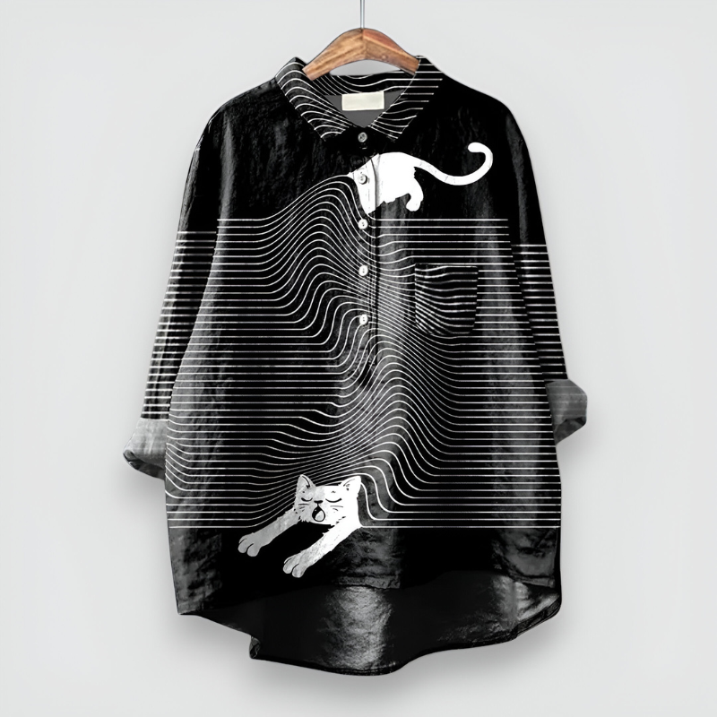 Stijlvol Bedrukt Blouse
