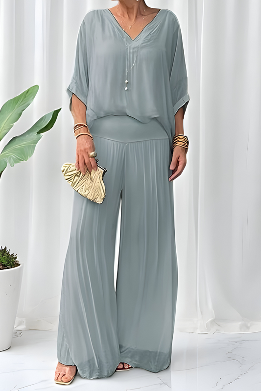 Hennie™ | Eleganter Jumpsuit mit weitem Bein