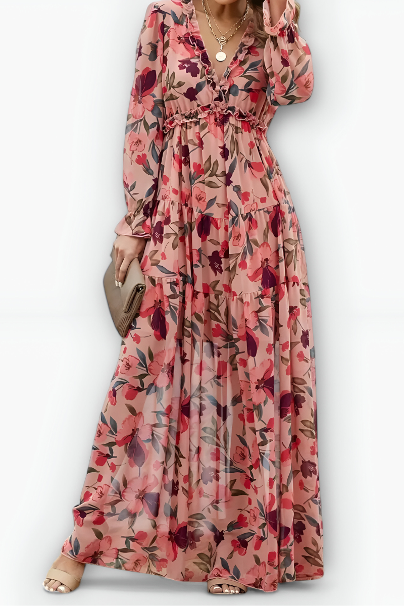 Marleen™ | Stilvolles Blumenkleid
