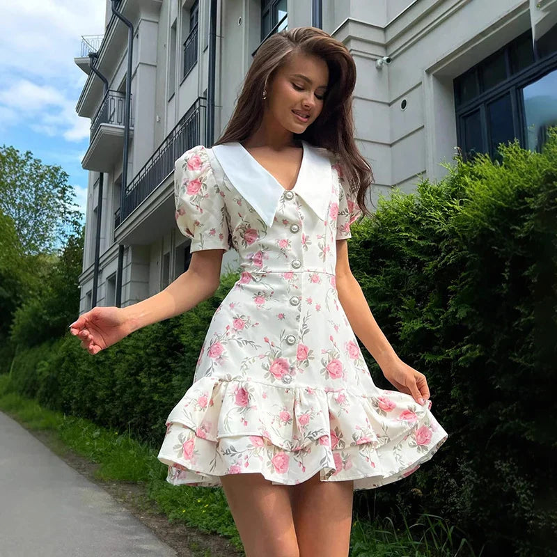 Fleur D'Amour Mini Jurk