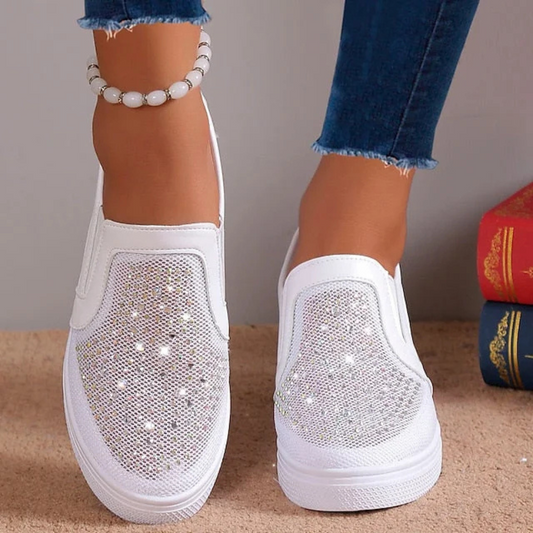 MAURICE | Modieuze Kristallen Sneakers voor Dames
