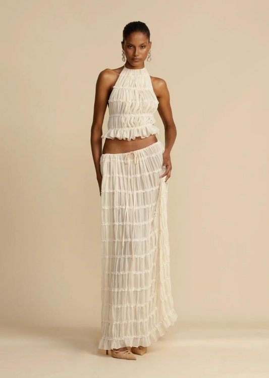 Flora™ | Eleganter langer Rock und Top