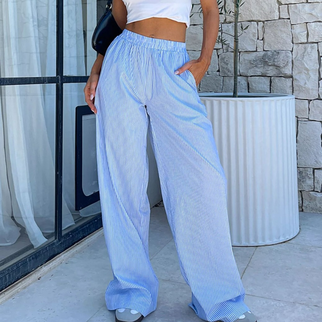 Comfortabele Gestreepte Broek