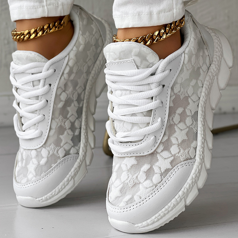 STRIDIA SNEAKERS | Luchtige Vetersneakers voor Wandelen