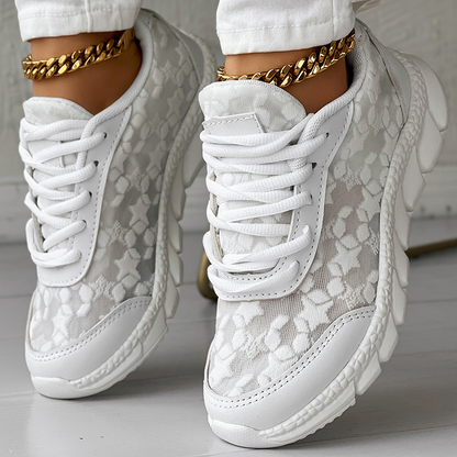 STRIDIA SNEAKERS | Luchtige Vetersneakers voor Wandelen