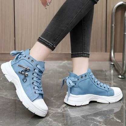 STRIDIA SNEAKERS | Casual Alledaagse Denim Sneakers