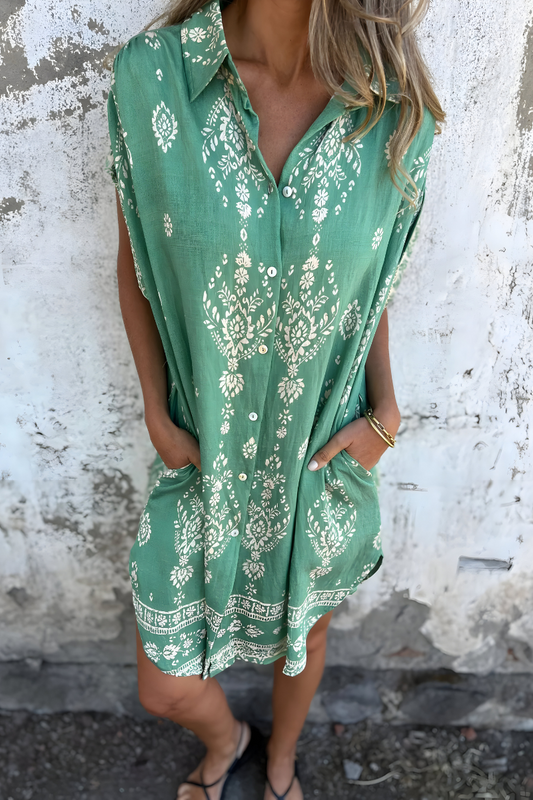 SÔL STUDIO Stijlvolle Boho Jurk – Romantisch & Elegant