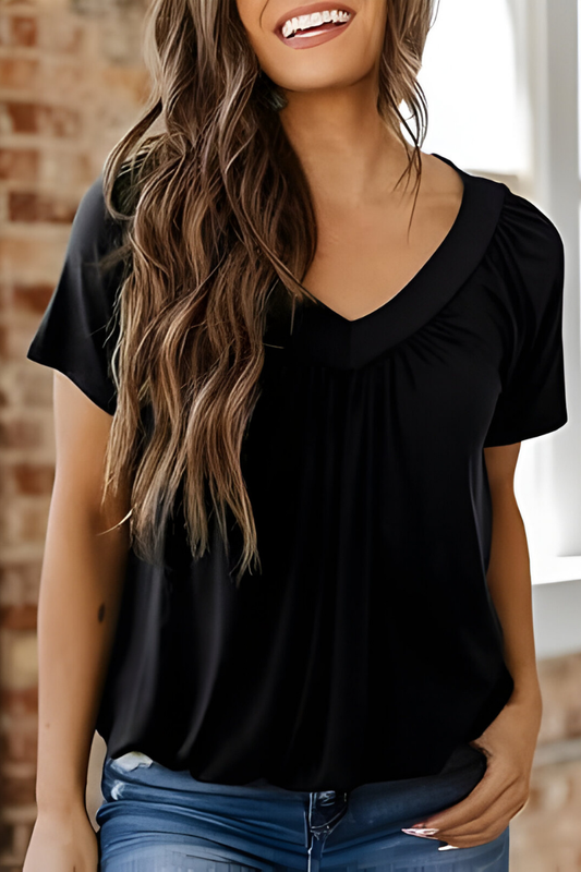 Nuvia RELAXTEE – Rundhals-T-Shirt mit femininer Passform